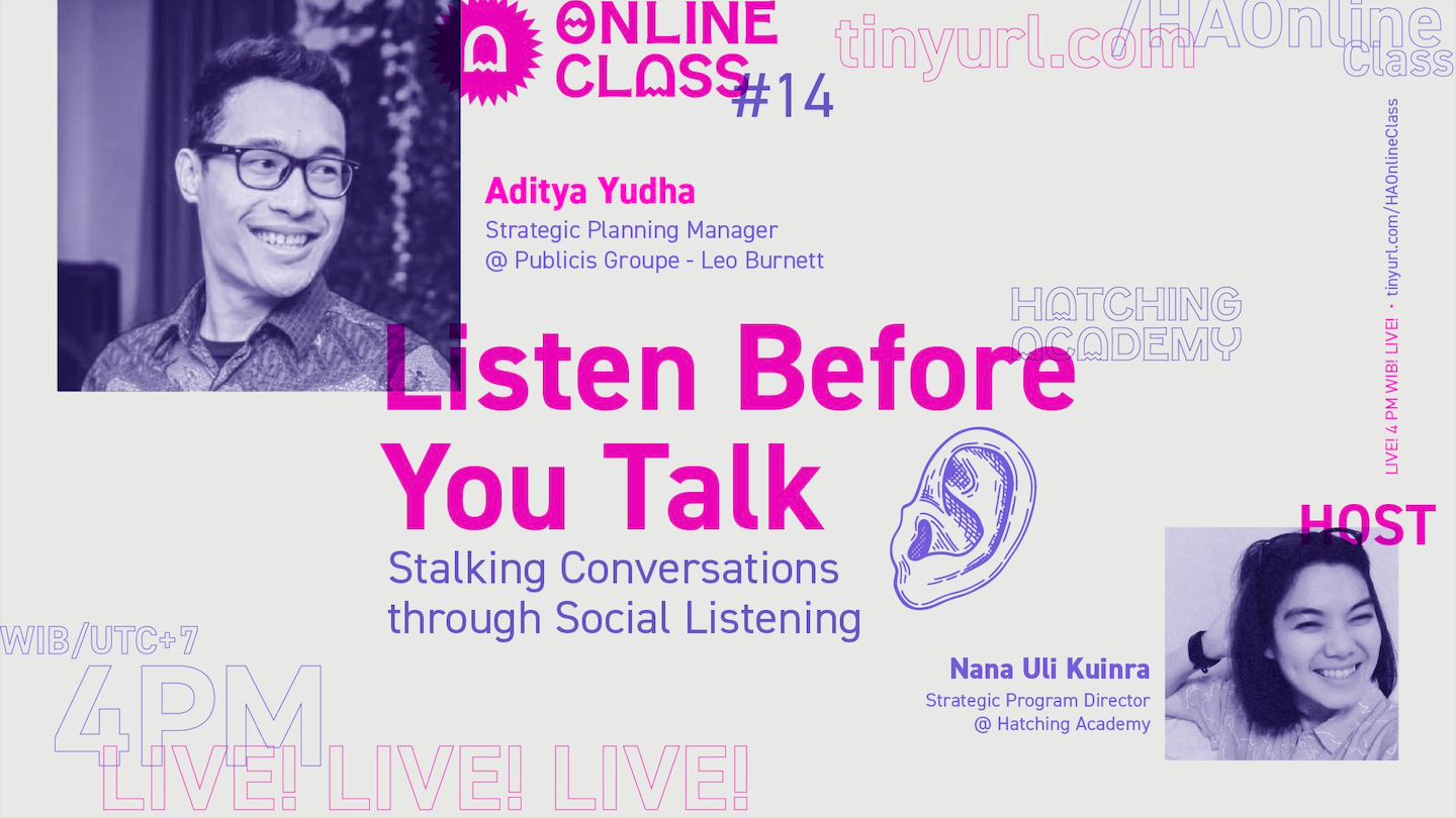 Online Class #14 Listen Before You Talk